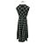 Zara Langes grünes Tartan-Kleid - Ansicht 2
