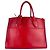 Borsa in pelle City Steamer MM di Louis Vuitton Rosso