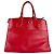 Borsa in pelle City Steamer MM di Louis Vuitton Rosso - vista 3