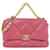 Borsa a Spalla Chanel 19 Rosa Pelle