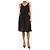 Prada Gonna midi in broderie anglaise marrone - taglia UK 6 Nero - vista 2