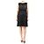 Prada Schwarzes Häkel-Midi-Kleid - Größe UK 10