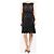 Prada Schwarzes Häkel-Midi-Kleid - Größe UK 10 - Ansicht 3