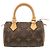 Borsa a mano Mini Speedy Monogram Louis Vuitton Marrone