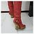 Chanel Red Paris Moscow Wedge Thigh-High Boots - vista 6