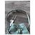 Borsa a secchiello Motocross Pompon in pelle di Balenciaga Blu - vista 11