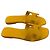 Sandali Hermès Oran in pelle gialla Giallo