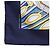 Hermès Carré 90 Grands Fonds Detalhe 2001 Cachecol de Seda Twill Azul Hermes Box Azul marinho - vista 4