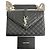 Borsa a tracolla Saint Laurent in pelle nera trapuntata Nero