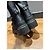 Botas de combate de cuero negro con hebilla Fendi - vista 6