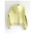 Chaqueta con capucha de cachemira de doble cara amarillo ácido Hermès - vista 2