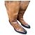 Botas altas de cuero Gucci Castaño