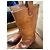 Botas altas de cuero Gucci Castaño - vista 4