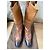 Botas altas de cuero Gucci Castaño - vista 5