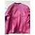 Autre Marque Rote Leder biker Jacke - Ansicht 3