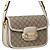 Gucci Horsebit 1955 Pelle Bianca con Tela GG Supreme