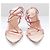 Gucci x Tom Ford Spring 2003 Pointed Sole Pink Multi Strap Sandals - view 2