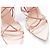 Gucci x Tom Ford Spring 2003 Pointed Sole Pink Multi Strap Sandals - view 3