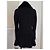 Abrigo Burberry Negro de Lana y Cachemira con Cuello de Piel de Conejo - vista 3