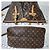 LOUIS VUITTON Borsa a Spalla Monogram Palermo GM Marrone/Beige - vista 4