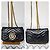 Borsa a tracolla super mini GG Marmont di Gucci nera Nero - vista 4