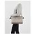 Borsa a tracolla Clifton in check House Burberry grigia Grigio - vista 14