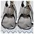 Borsa a tracolla Clifton in check House Burberry grigia Grigio - vista 6