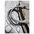 Borsa a tracolla Clifton in check House Burberry grigia Grigio - vista 9