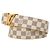 Cintura LV Initials Damier di Louis Vuitton Bianco - vista 2