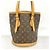 Borsa Tote Bucket PM Monogram Louis Vuitton Marrone - vista 11