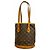 Borsa Tote Bucket PM Monogram Louis Vuitton Marrone