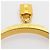 Hermès Hermes Kelly Bangle in Gold Plated Leather Blue Golden - view 4