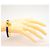 Hermès Hermes Kelly Bangle in Gold Plated Leather Blue Golden - view 6