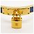 Hermès Hermes Kelly Bangle in Gold Plated Leather Blue Golden - view 7