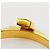 Hermès Hermes Kelly Bangle in Gold Plated Leather Blue Golden - view 8