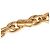 Collar envolvente de medallón dorado CC dorado de Chanel - vista 3