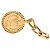 Chanel Gold Plated Medaillon Rue Cambon Kettengürtel Golden