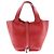 Hermès Picotin Lock 18 in Pelle Clemence Rossa Rosso