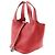 Hermès Picotin Lock 18 in Pelle Clemence Rossa Rosso - vista 3