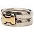 Ring Anello Storia Hermès in Argento e Oro Giallo - vista 2