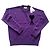Autre Marque AMI Alexandre Mattiussi lila Pullover mit schwarzem Herzen