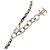 Collana Specchio in Strass Chanel Coco Mark Nero Argento - vista 4