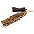 Portachiavi Bijou Sac Rainbow Pom Tassel Louis Vuitton Marrone D'oro - vista 2