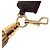 Portachiavi Bijou Sac Rainbow Pom Tassel Louis Vuitton Marrone D'oro - vista 3