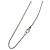 Collar Péndulo Ultra Chanel Negro Plata - vista 4