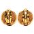 Orecchini a clip placcati in oro Chanel Coco Mark D'oro - vista 2