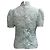 Zimmermann Natura Hochkragen-Spitzenbluse aus Mintgrünem Polyester - Ansicht 3