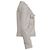 Theory Button-Down Cropped Jacket in White Wool  Cream - view 3