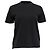 Camiseta negra de algodón con logo bordado de Burberry Negro
