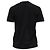 Camiseta negra de algodón con logo bordado de Burberry Negro - vista 4
